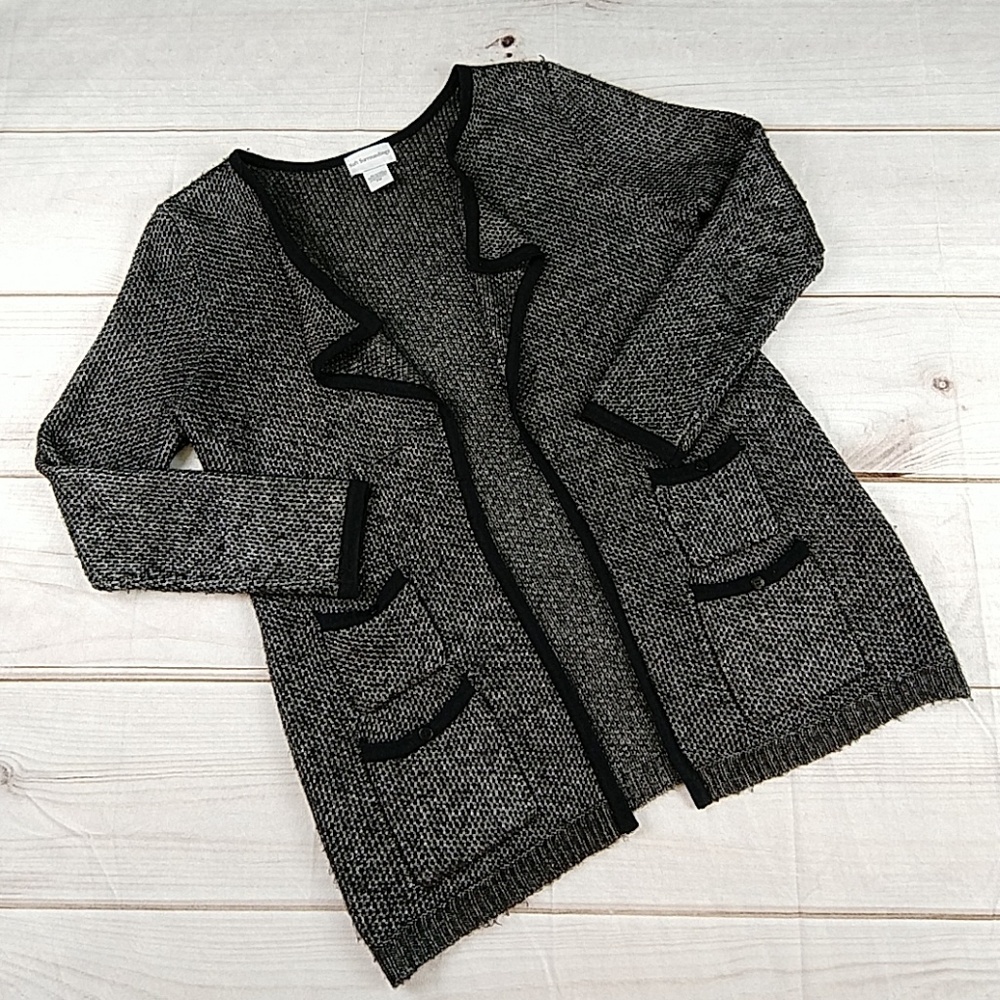 Soft Surroundings Metalic Cardigan